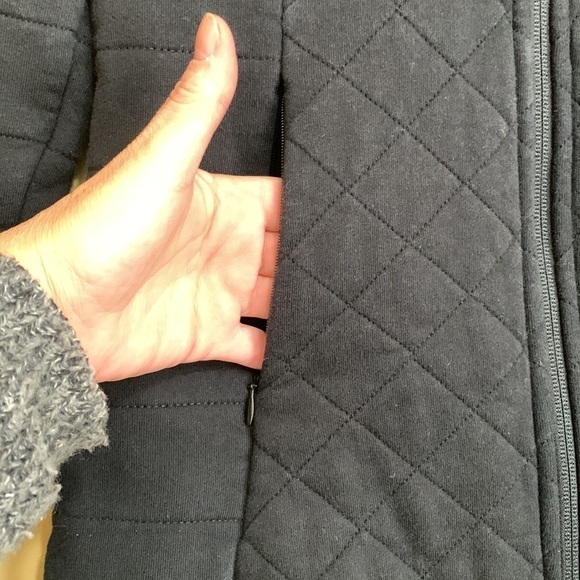 The North Face | Black Caroluna Quilted Raschel Oso Fleece Lined Zip Jacket S - Picture 12 of 17